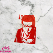 TLP镂空车贴 灌篮高手篮球SLAM DUNK樱木花道10号防水即时贴纸