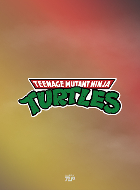 TLP反光车贴 忍者神龟NINJA TURTLES标志logo玻璃贴防水无痕墙贴