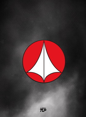 TLP反光车贴 太空堡垒Robotech超时空要塞标志经典动漫防水贴纸