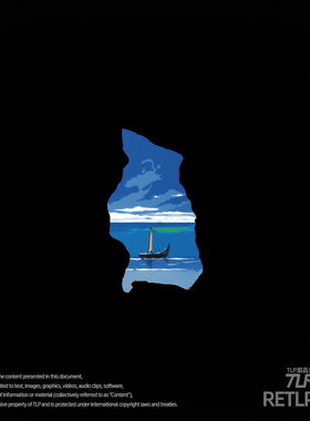 RETLPER反光车贴 原创 走出山洞 海边美景 汽摩防水平面装饰贴纸