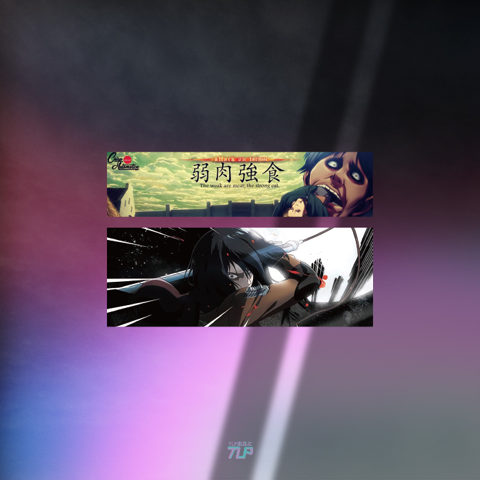 反光车贴进击的巨人三笠