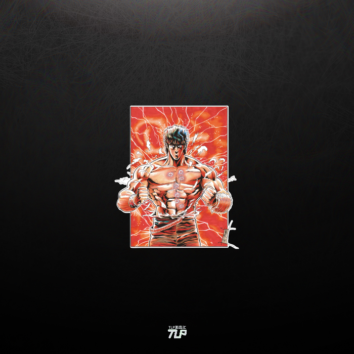 北斗神拳反光车贴TLP拉奥Raoh