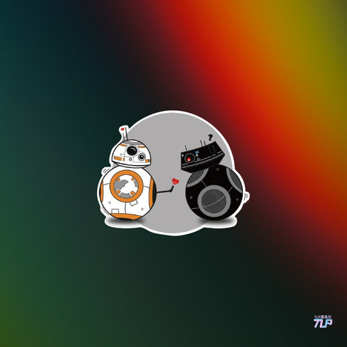 反光车贴电影星球大战TLP机器人