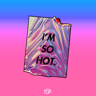 HOT火辣点燃立体感平面贴纸 涂鸦燃烧英文SO TLP反光车贴 80年代季