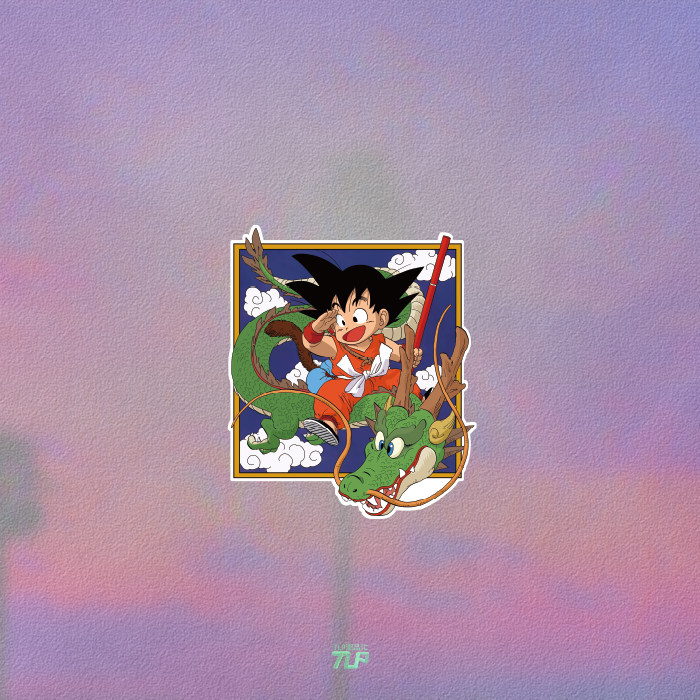 tlp反光车贴 七龙珠孙悟空筋斗云神龙飞行笔记本贴墙贴玻璃装饰贴