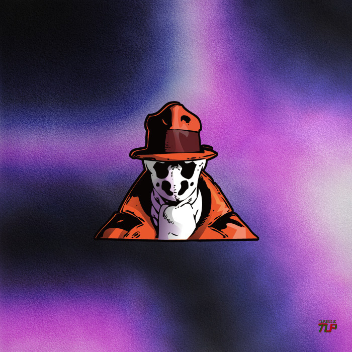 tlp反光车贴 守望者watchmen罗夏面具笔记本贴行李箱贴摩托车墙贴