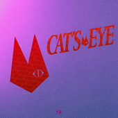 Eye来生泪摩托车机车骑手动漫贴纸 TLP镂空车贴 猫眼三姐妹Cat