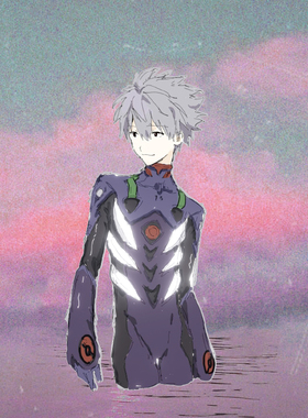 TLP反光车贴 EVA渚薰13号机作战服使徒动漫电动车汽摩防水贴纸