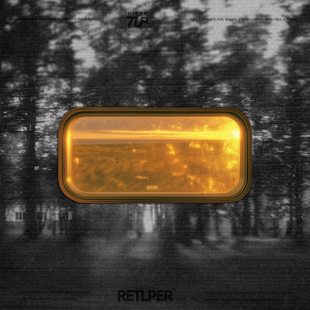 RETLPER反光车贴 原创《路途上的晨光》 非立体 汽摩防水平面贴纸