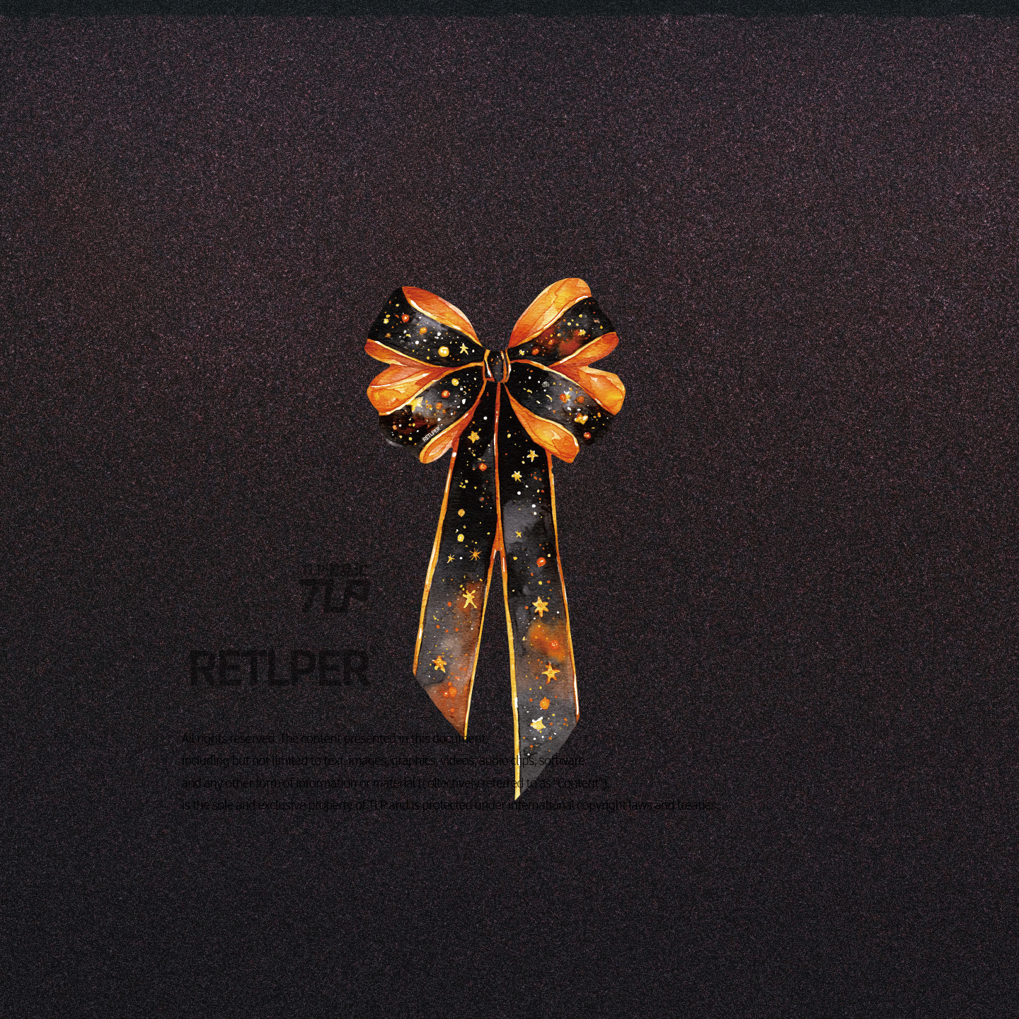 RETLPER镂空车贴 原创 静谧星宇蝴蝶结 汽摩防水装饰平面贴纸