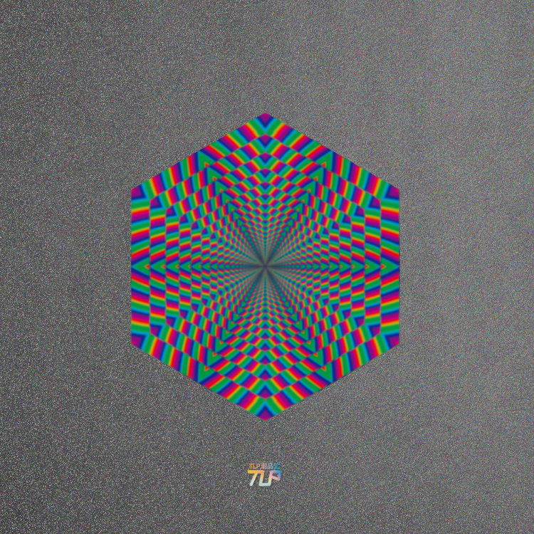 tlp反光贴 眩晕万花筒 模糊深镜效果 立体感平板平面 防水贴纸