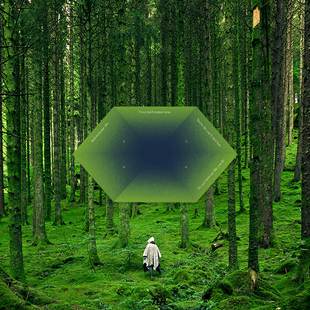 TLP反光贴纸 心情切片系列 六角纵深空间平板pad装饰定制平面贴纸