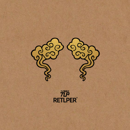 RETLPER镂空车贴 原创 升腾祥云 传统如意纹汽摩防水平面装饰贴纸
