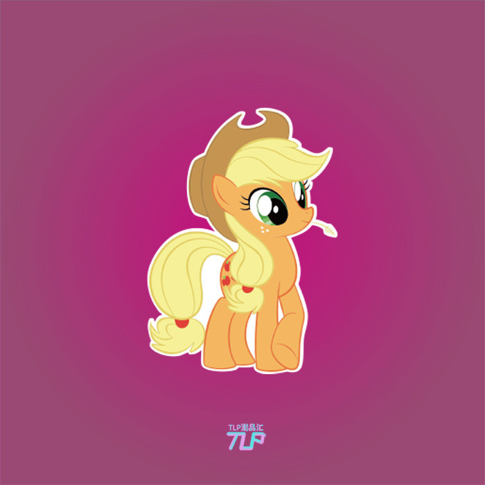 tlp反光车贴 小马宝莉my little pony苹果嘉儿儿童动画片装饰贴纸