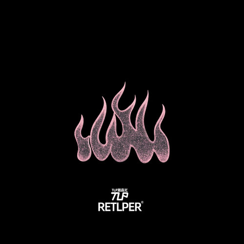 RETLPER镂空车贴 原创 升腾火焰 新中式传统风格 汽摩防水贴纸