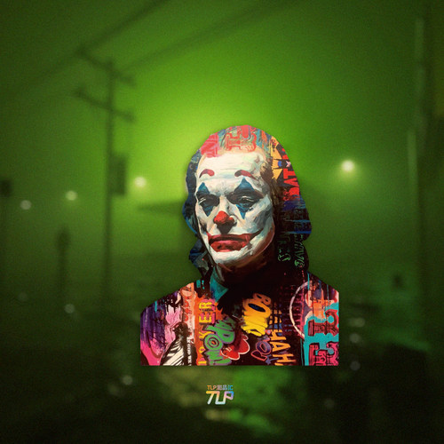 小丑JOKER车贴防水涂鸦摩托车贴