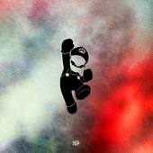 TLP镂空车贴 超级马里奥兄弟大叔老任行李箱贴笔记本装 饰贴墙贴