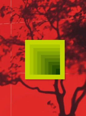 TLP反光车贴  立体感渐变绿色几何线条玻璃漆面电动车防水小贴纸