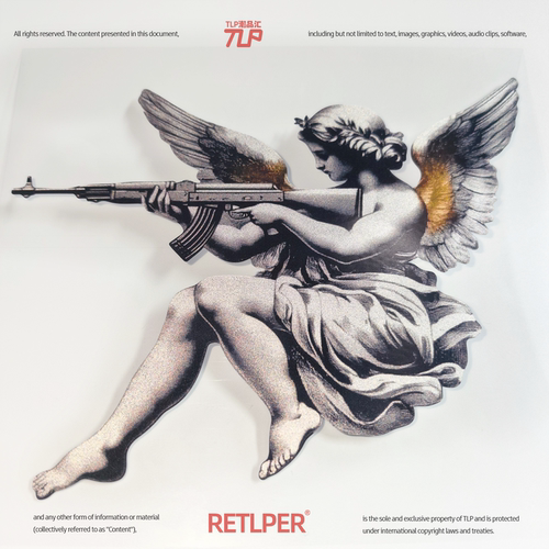 RETLPER复古雕像AK丘比特防水贴