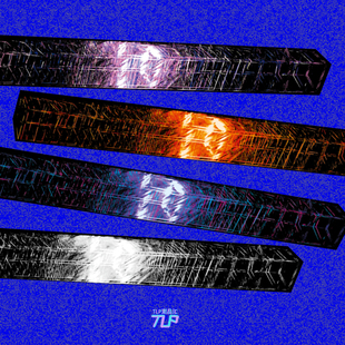 TLP反光车贴 多维几何线条正方体融合焊接立体感平面贴纸 XXX季