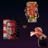 TLP反光车贴 THE BOYS黑袍纠察队沃特超级七人组祖国人Homelander