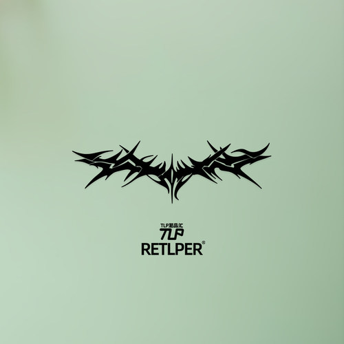 TLP镂空车贴 原创 手绘破坏哥特荆棘溅射涂鸦纹 汽摩防水装饰贴纸
