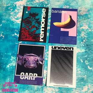 TLP套贴 remorse荒野植物香蕉河豚鱼uneven仿3D褶皱行李箱贴纸