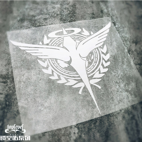 tlp镂空机动战士天人gundam车贴