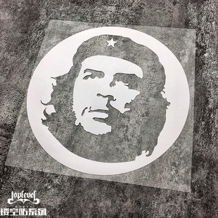 Guevara肖像头像潮流贴纸 Che TLP镂空车贴 古巴切格瓦拉革命领袖
