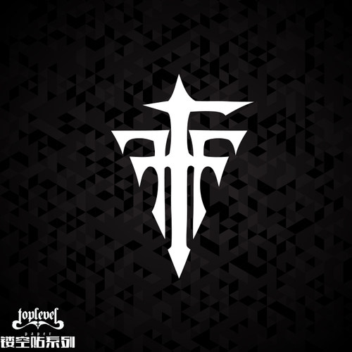 TLP镂空车贴FFF团笔记本