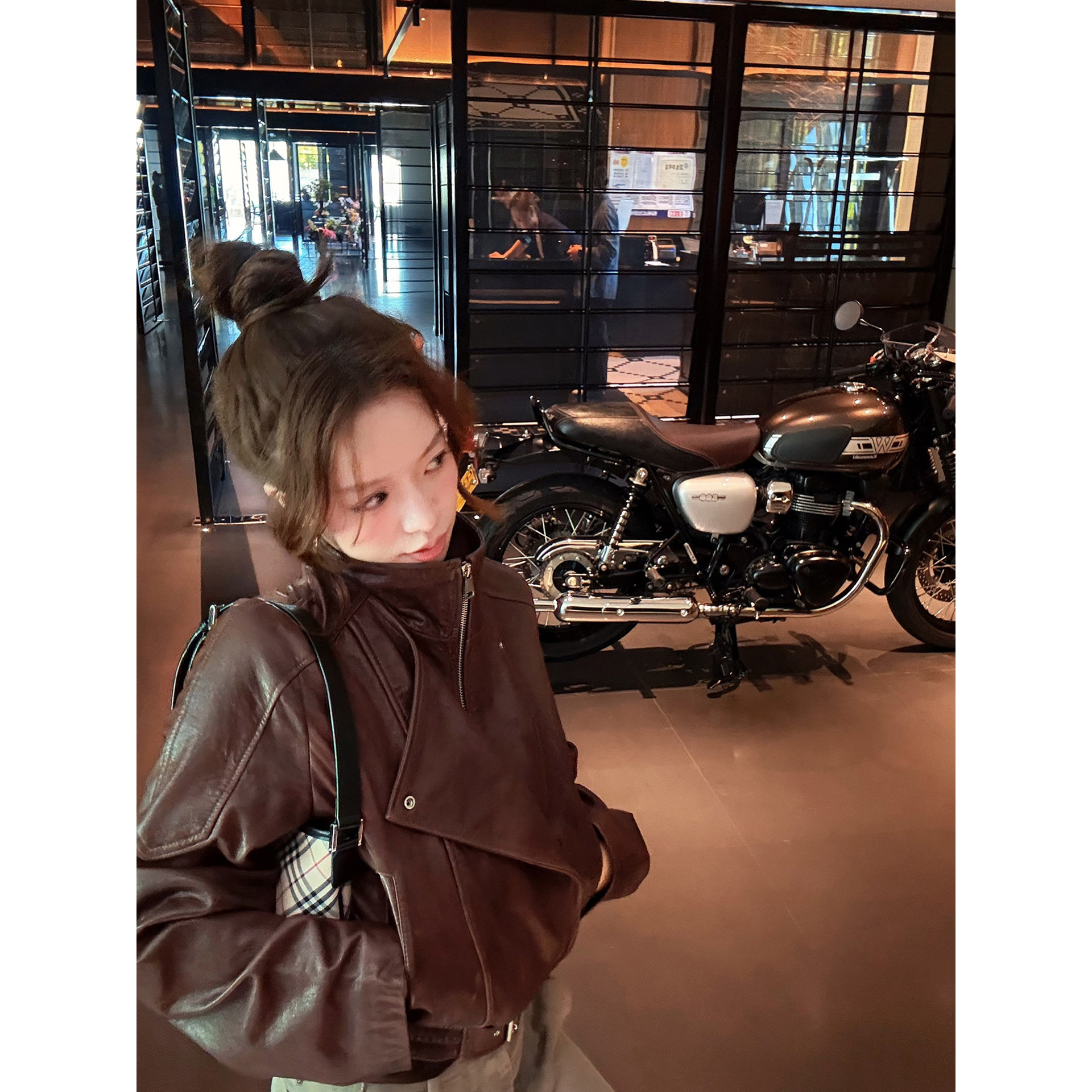TMHSTUDIO真绵羊皮衣外套图片