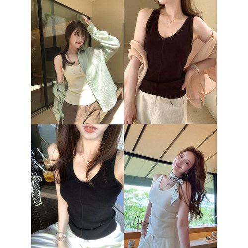 TMHSTUDIO16针松弛感针织背心