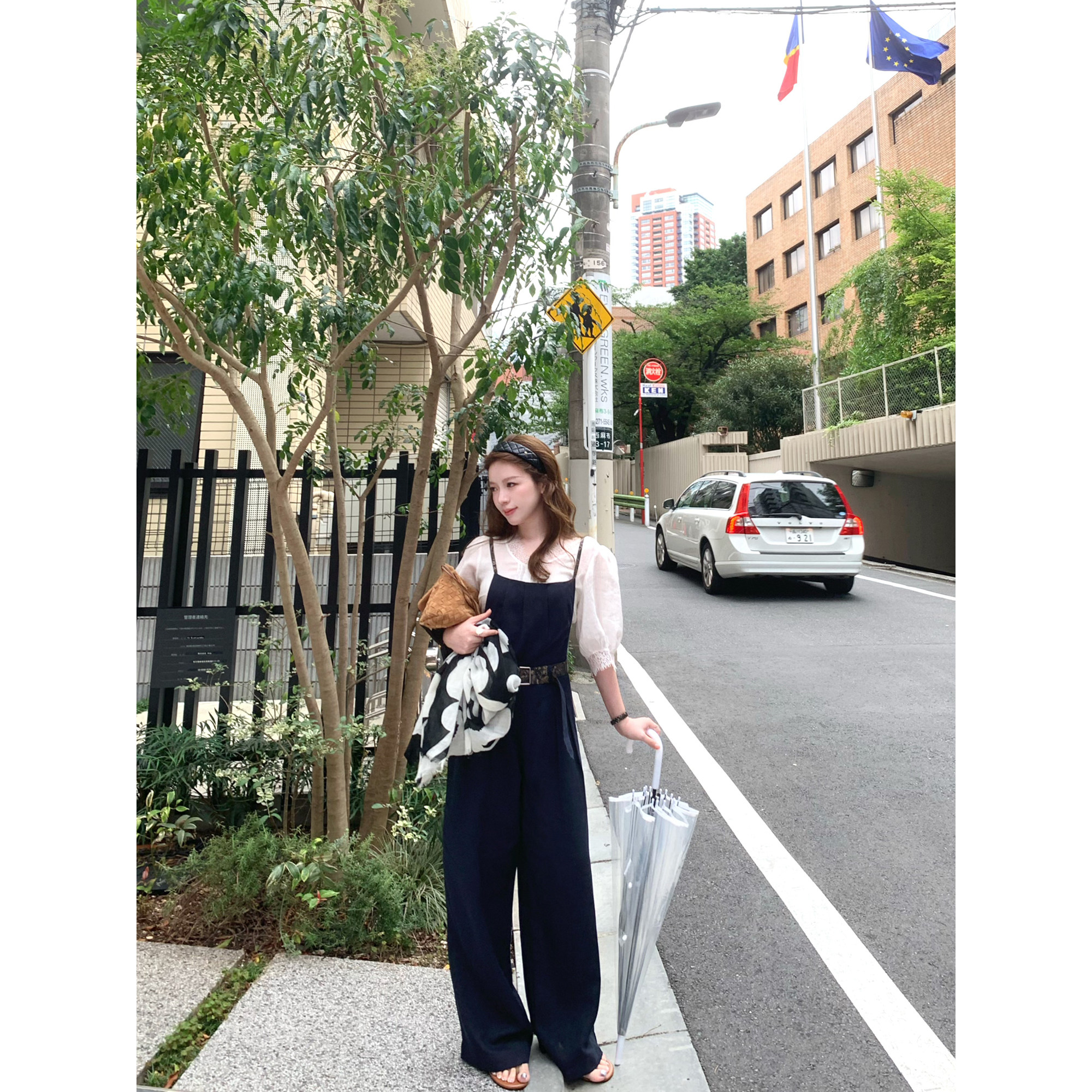 TMHSTUDIO亚麻莱赛尔套装女图片