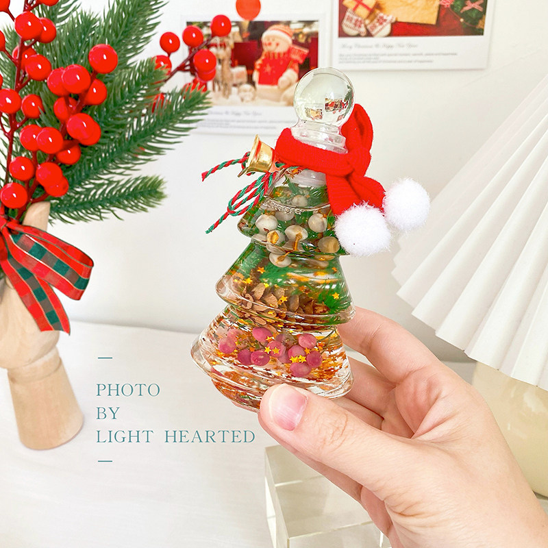 干花永生花圣诞树浮游花植物标本材料包diy幼儿园团建活动花艺课