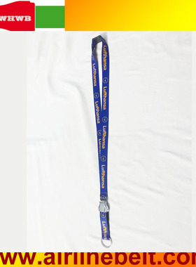 Lufthansa 德国汉莎航空飞机安全扣手机挂绳挂带飞行爱好珍藏礼品