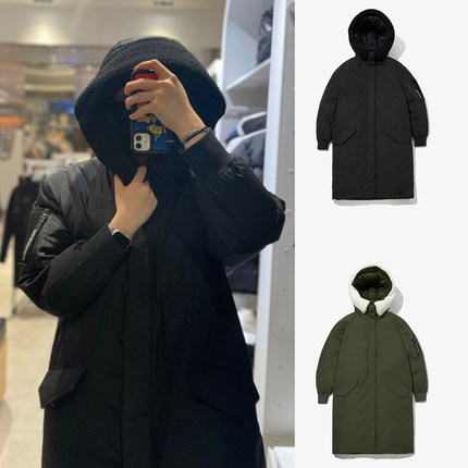现！韩国专柜正品代购北面THENORTHFACE21冬女长款羽绒服NC1DM80
