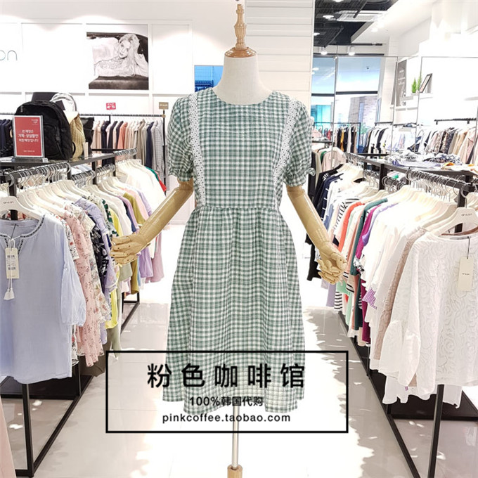 折扣韓國直發專柜正品OLIVE DES OLIVE18夏女顯瘦連衣裙YW8MO353