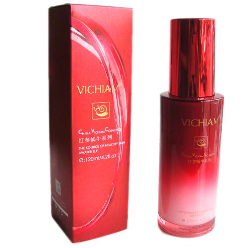 VICHIAM薇姿泉红参蜗牛保湿精华乳滋润补水乳液微资泉正品化妆品