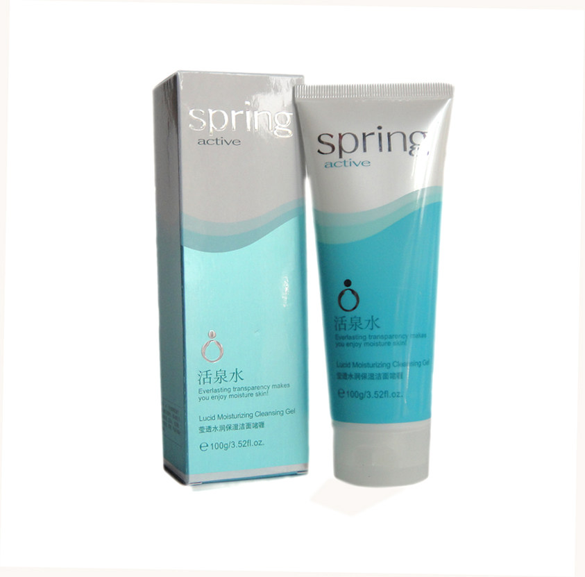 真丽斯化妆品活泉水莹透水润保湿洁面啫喱深层补水清洁毛孔洗面奶