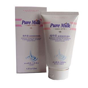 护肤品 补水女士学生正品 正品 莱蔻化妆品纯牛奶轻柔滋润洗面奶保湿