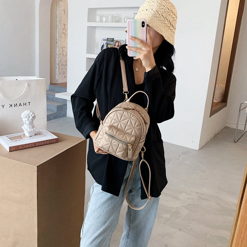 INS SUPER HOT KOREAN VERSION OF THE SMALL BAG BAG 2023 NEW TRENDY BACKPACK WOMENS CROSSBODY BACKPACK SMALL LEATHER SCHOOL BAG