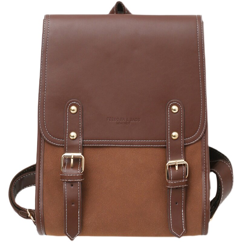 HONG KONG STYLE RETRO STUDENT BACKPACK BAG WOMENS 2023 NEW LARGE-CAPACITY SCHOOLBAG INS NICHE TEXTURE CASUAL BACKPACK