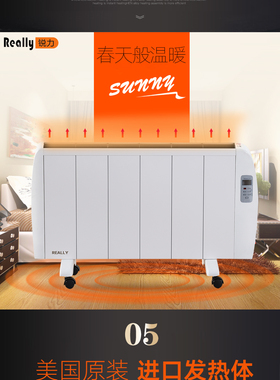 美国锐力电暖气全屋节能大面积整房升温取暖器