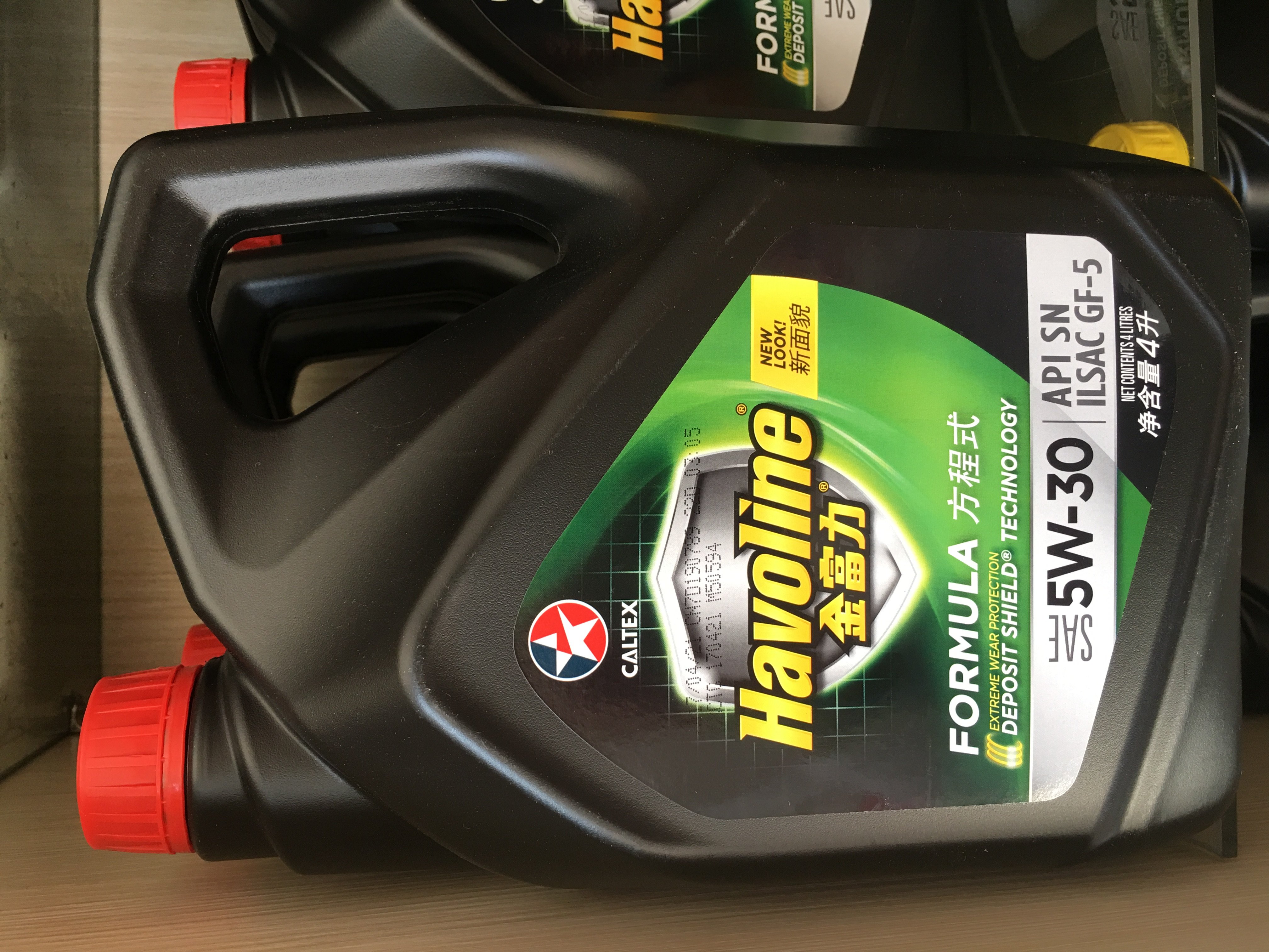 雪佛龙加德士金富力方程式sn5w-30发动机机油4l汽车润滑油