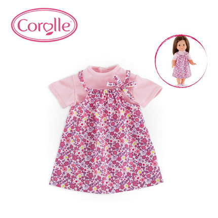 品牌原袋法国COROLLE娃娃衣服换衣套装女孩过家家洋娃娃服饰配件