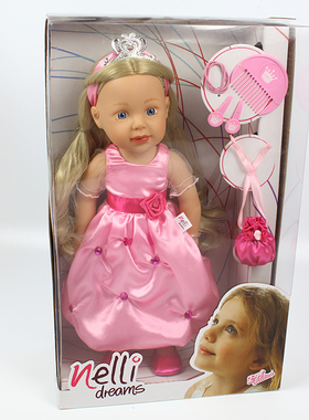 德国夏芙zapf公主娃娃优质塑胶40厘米换装女孩过家家仿真玩具