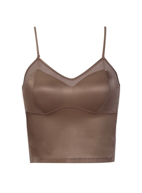 NorikeNorikeLP 自带胸垫桑蚕丝真丝吊带1017CYN