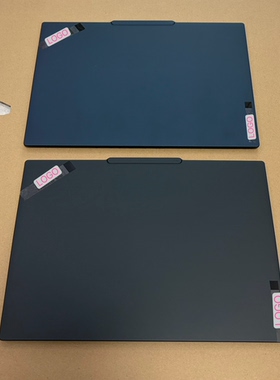 适用Thinkpad T14 P14s Gen7 A壳 屏后盖 外壳 黑色\蓝色电脑壳
