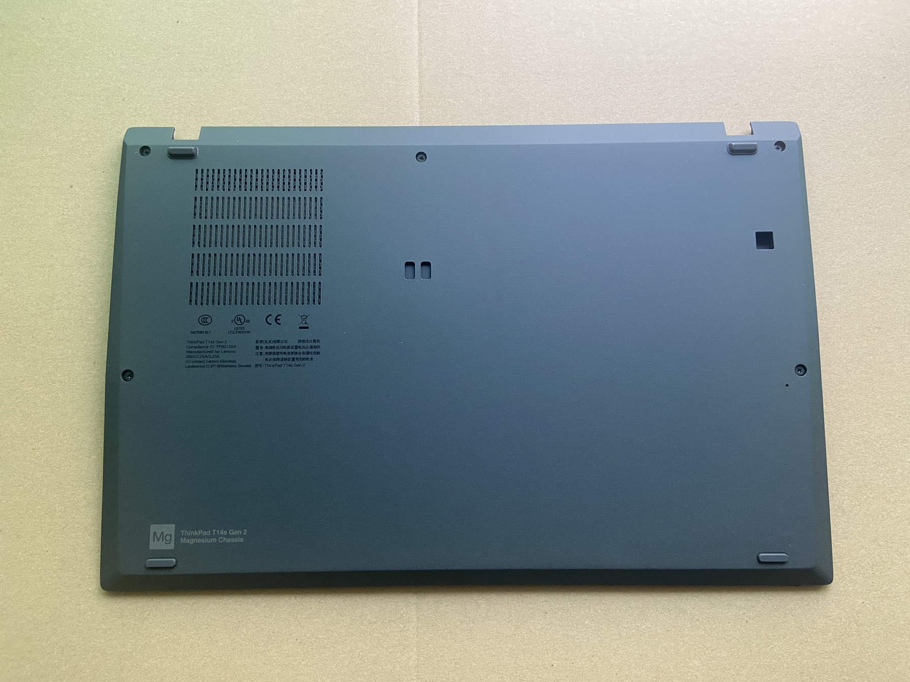 Thinkpad T14s Gen2 D壳底外壳WWAN 5G款 5CB0Z69320 5CB0Z69321