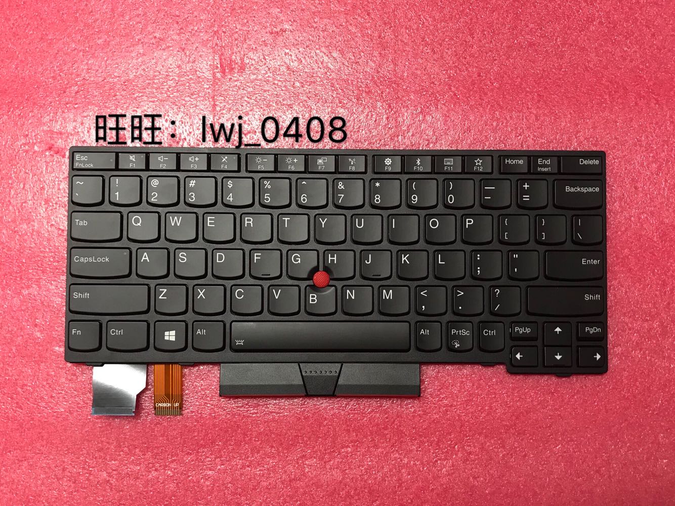 全新 塑料Thinkpad X280笔记本键盘 英文US 带背光灯 01YP120